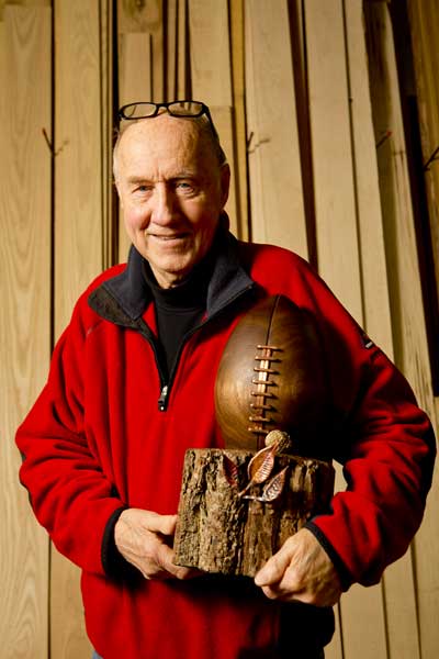 Dale Smith, winner of Best in Show and first place in the turning category