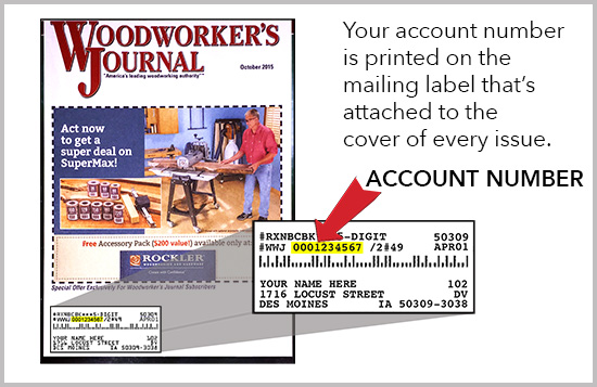 Account Number location