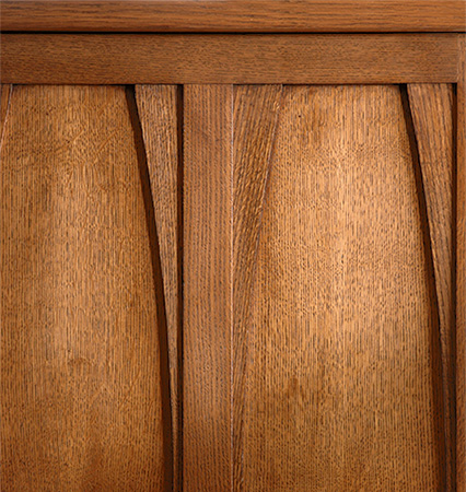 Frame and Panel side of Arts and Crafts Chest