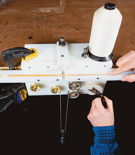 Everett Garrison bamboo clamping jig