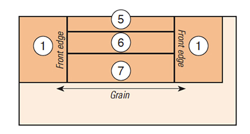 Bathroom vanity parts diagram