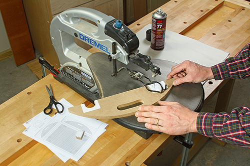 Cutting out recess for installing hinges