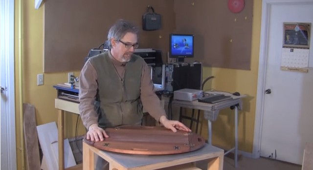 Butler Table Tray Hinge Layout