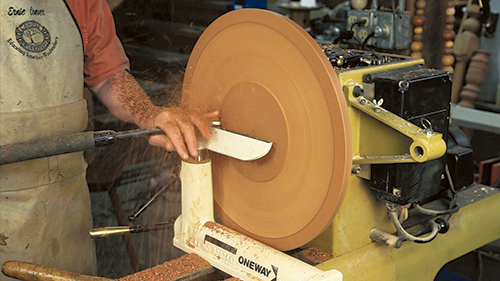 Turning tray for candlestand top
