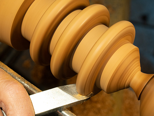 Turning with a custom-made captured-ring turning tool