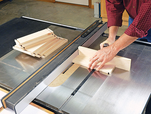 Making dado cuts for coffee table drawer joinery