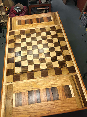 Finished workbench top