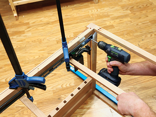 Installing slide into dog kennel door