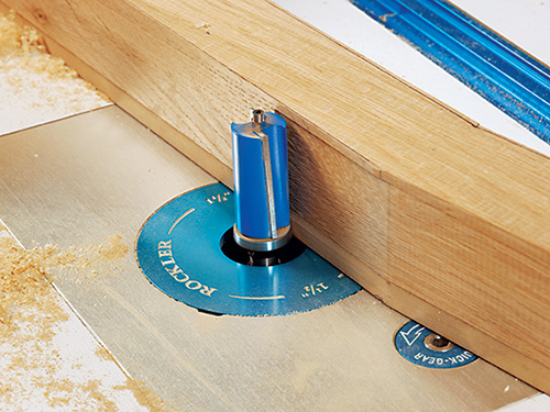 Using pattern bit to template route cloud lift chair legs
