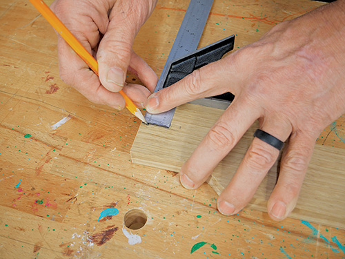 Marking the end of beadlock joint installation