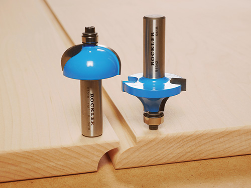 Rockler roundover and cove router bits