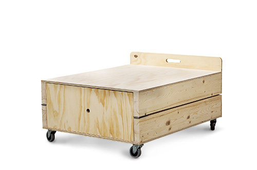 Completed coffee table bed project