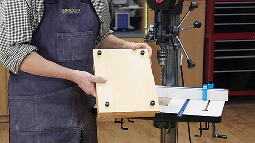 Adding small feet to drill bit organization tray