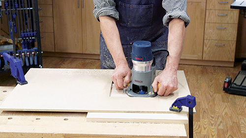 Using bowl carving bit to create bit organizer tray