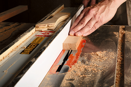 Cutting space for wire installation in lamp