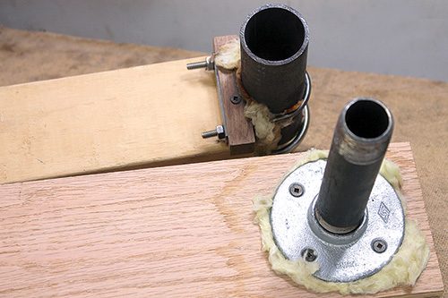 Creating hot pipe bending jig