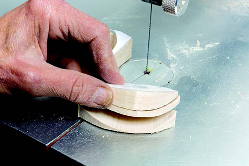 The generous thickness of the petal you remove from the blank allows you to correct for irregularities when the petal is thinned and shaped.