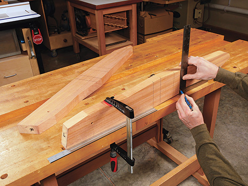 Cutting dadoes in adirondack chair legs