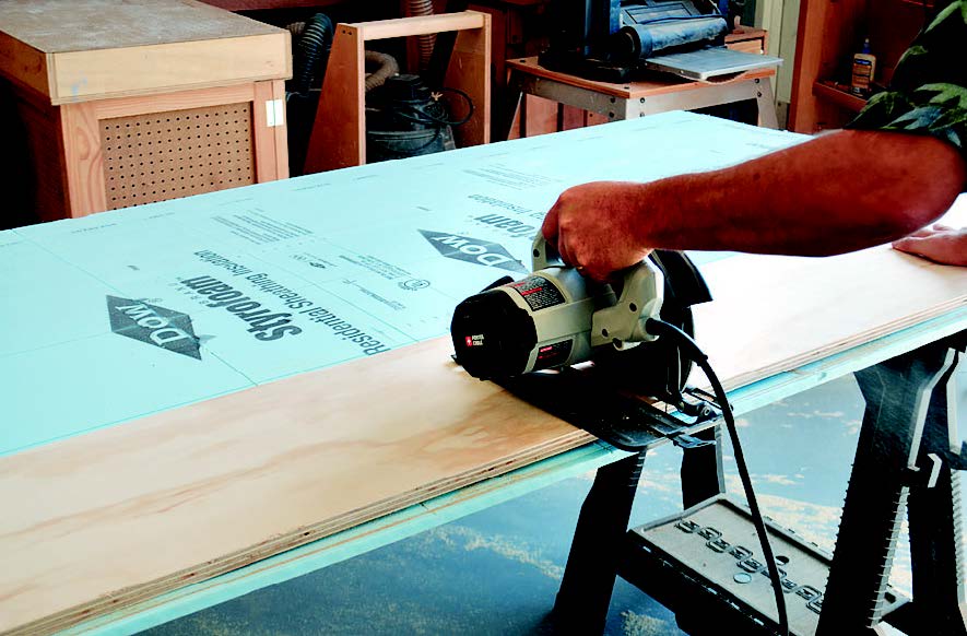 Cutting panels for building a torsion box