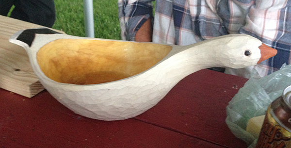 A beautiful ale bowl by Mike Loeffler.
