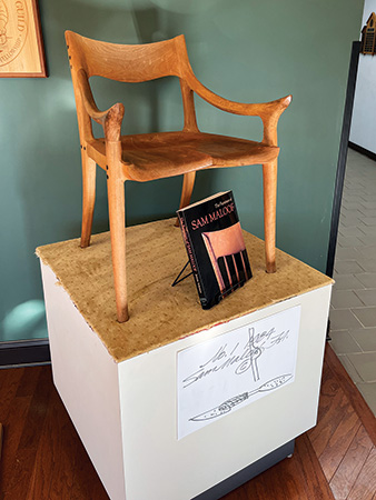 Chair built by Sam Maloof