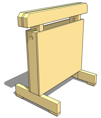 HomemadeSawhorse