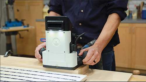 Following tracing program with Shaper Origin router