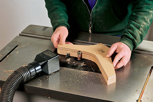 Then flush-trim it on the router table.