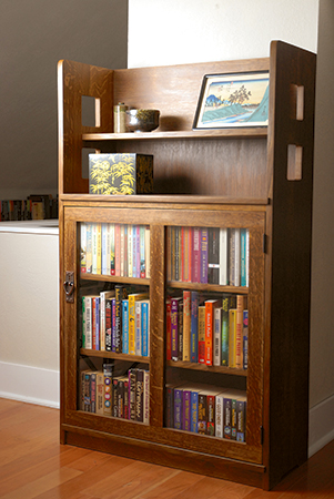 Limbert Arts and Crafts Bookcase with fumed finish