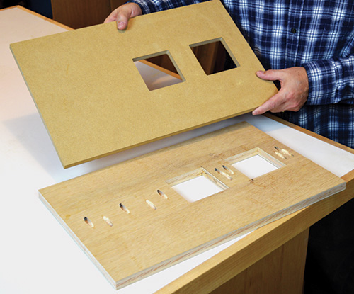 MDF Limbert Hutch routing plywood template