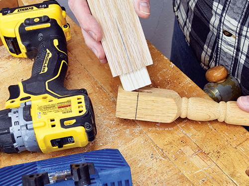 Test fitting a joint with a Beadlock tenon