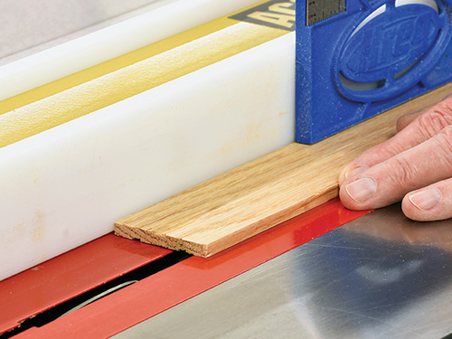 Cutting glue grooves in shop-made tenon