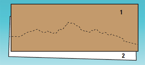 Sample tracing pattern for marquetry veneer