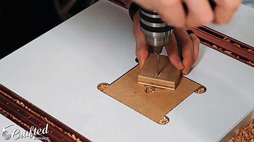 Plywood pin installation jig