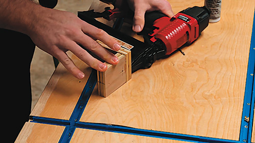 Marked pin installation jig