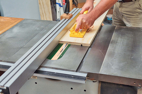 Make the template for notching the sides and dividers.