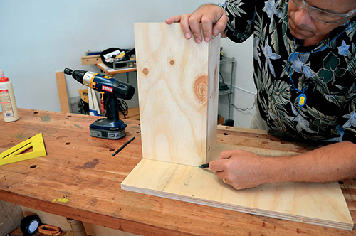 You will use the cut shelf sample to mark out the router template.