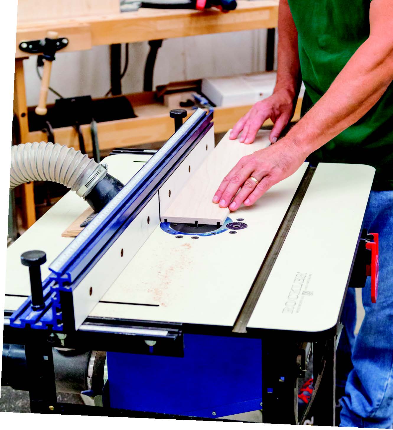 Cutting drawer grooves in jewelry box panel