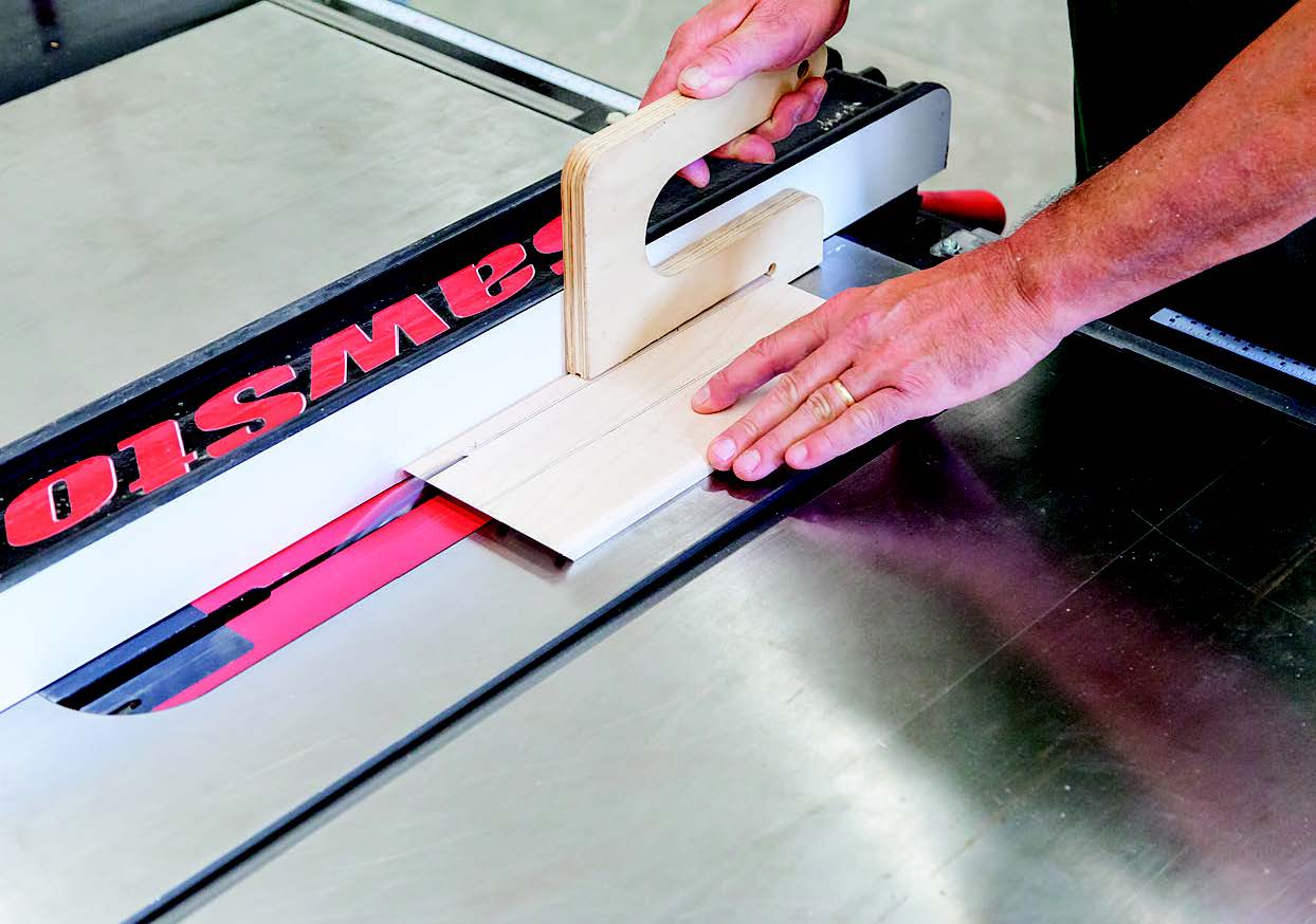 Trimming board for jewelry box drawer front