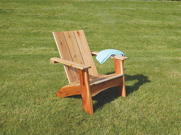 Modern Adirondack Chair angled view