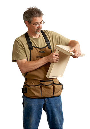 Testing modular shelf project joinery