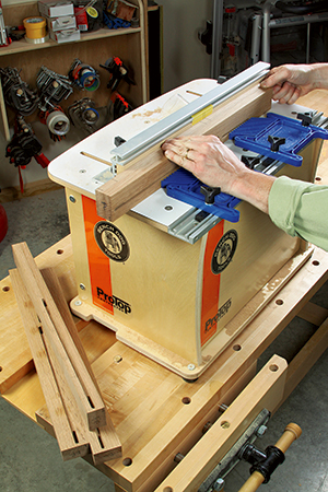 Cutting groove for panel installation in storage chest rail