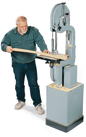 Cutting templates for portable outdoor chair at the band saw