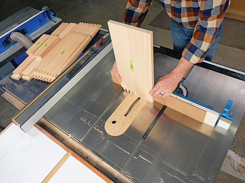 Cutting joinery for tool cabinet