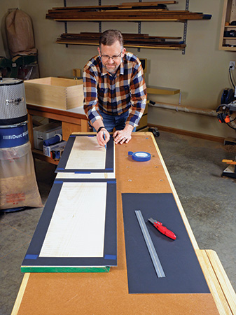 Laying out pane cutting locations