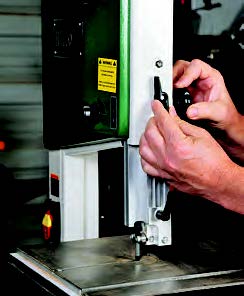 RIKON’s 10" model 10-305 has a nice, extruded aluminum guide post that adjusts and locks with hand-friendly controls.