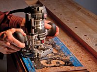 Using router template for sign making