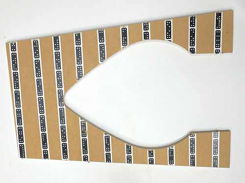 Finished side panel template