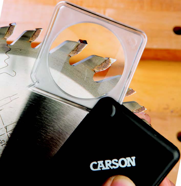 If you notice harder cutting, more burning or certainly chipped teeth (as evidenced on the blade below), sharpening or repair is both economical and beneficial for your premium blades.