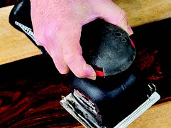 The least expensive sander in the bunch, the Craftsman, had a very nice sliding On/Off switch.